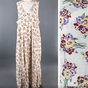 Express Floral Maxi Dress with Multicolor Pattern